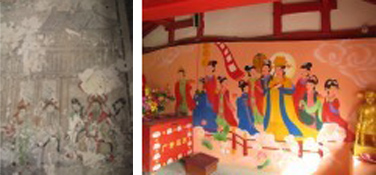 restoration. painting-china